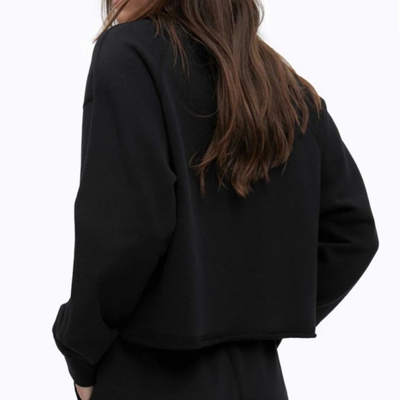 NWT Reigning Champ Lightweight Terry Cut-off Crewneck Heather Grey - Picture 3 of 4